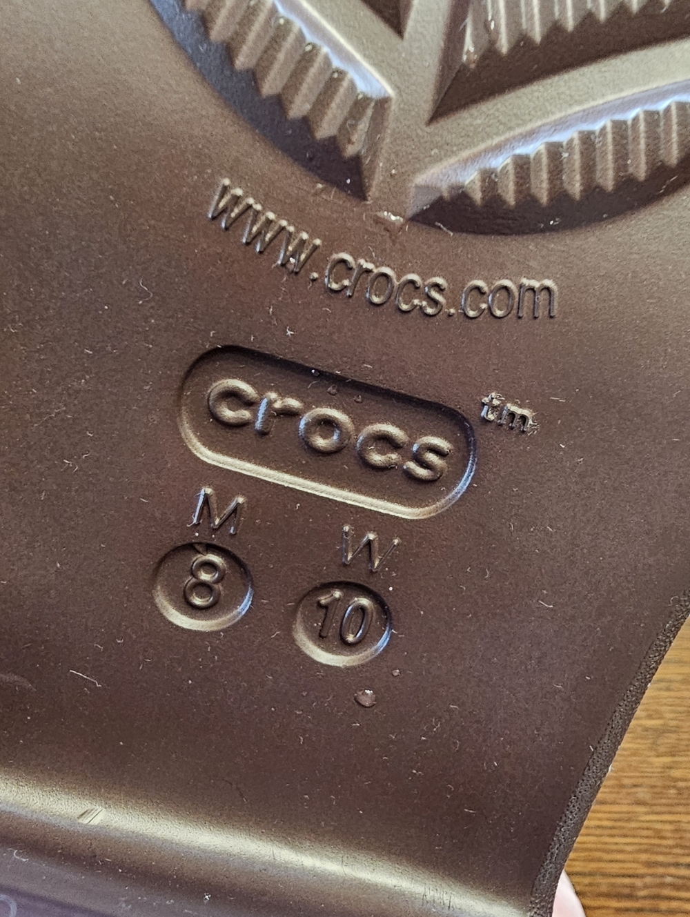 Crocs Siren Chain Heels Dark Cherry Size 10 - Picture 16 of 16